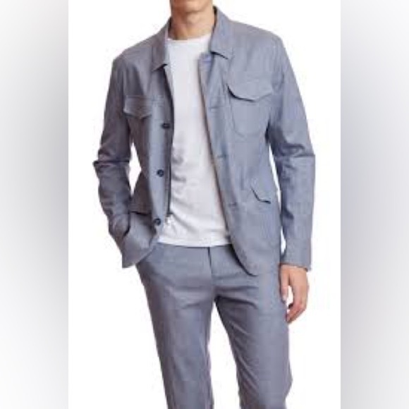 Paisley & Gray Light Blue Blazer - Picture 1 of 8